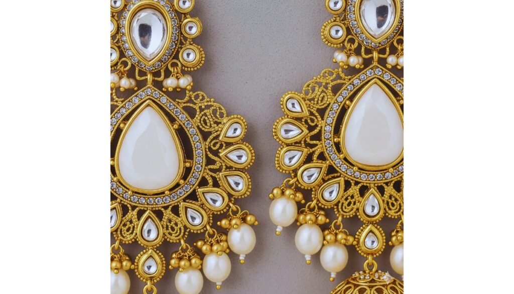Set of Kundan earring